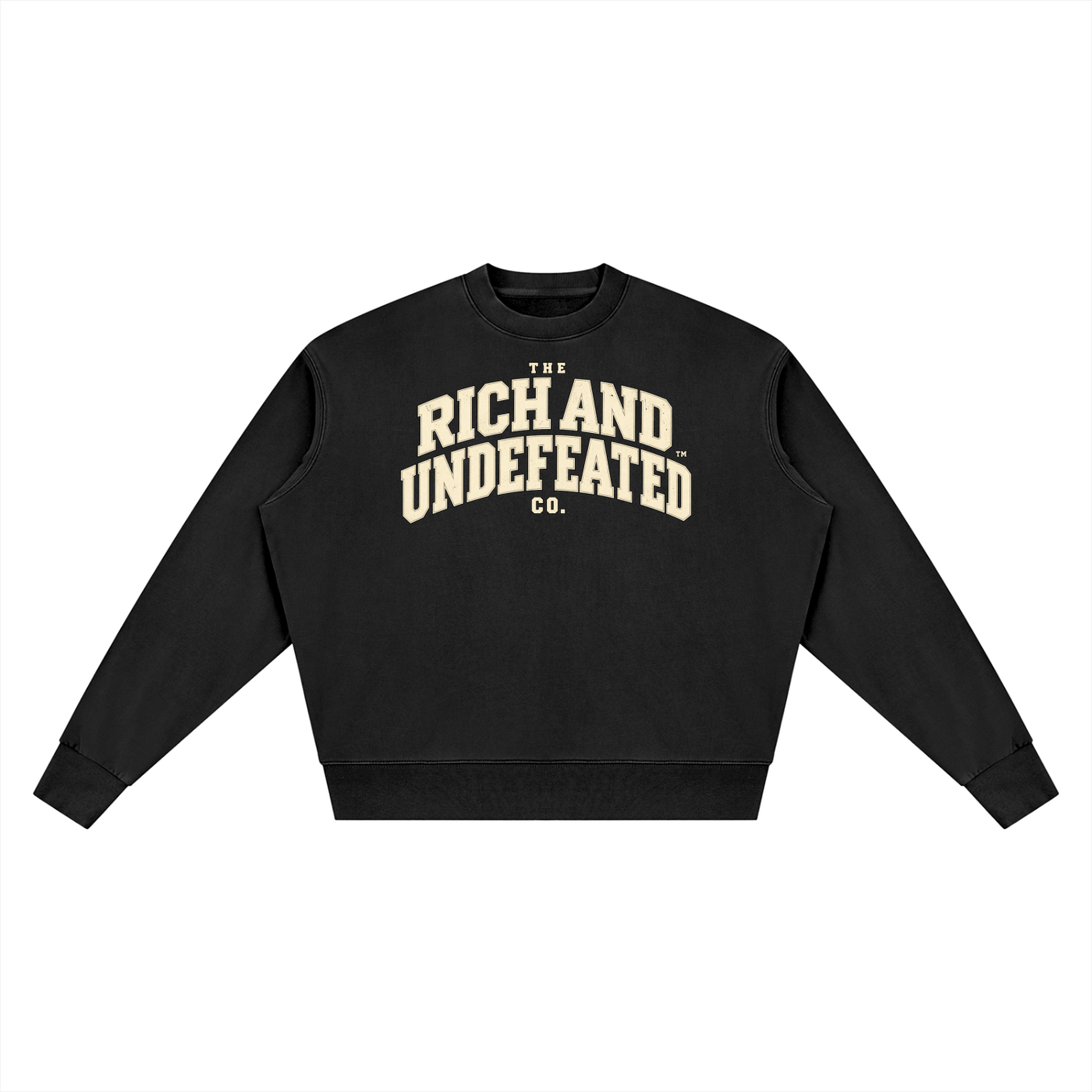 The Code Crewneck — Onyx / Bone