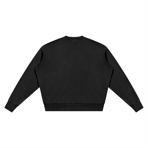 The Code Crewneck — Onyx / Bone
